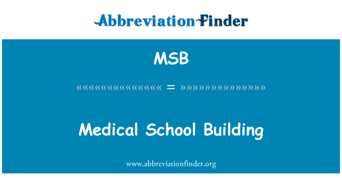 MSB: Tıbbi okul binası