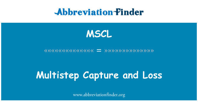 MSCL: Multistep को पकड़ने और नुकसान