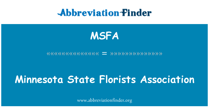 MSFA: Минесота членка цветарите асоциация