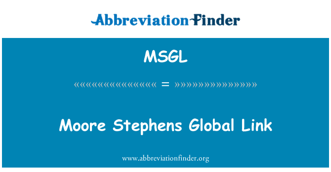 MSGL: Ir-rabta globali Moore m