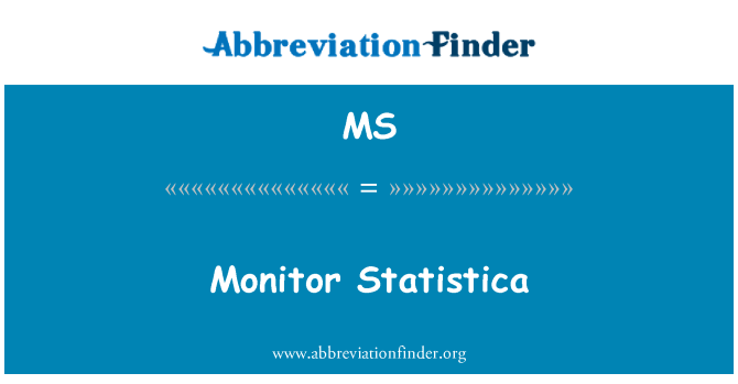 MS: Statistica ki monitè kè bebe