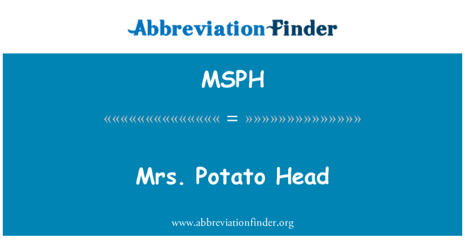 MSPH: Madam pòmdetè tèt