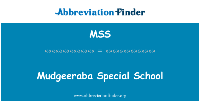 MSS: Mudgeeraba ειδικού σχολείου