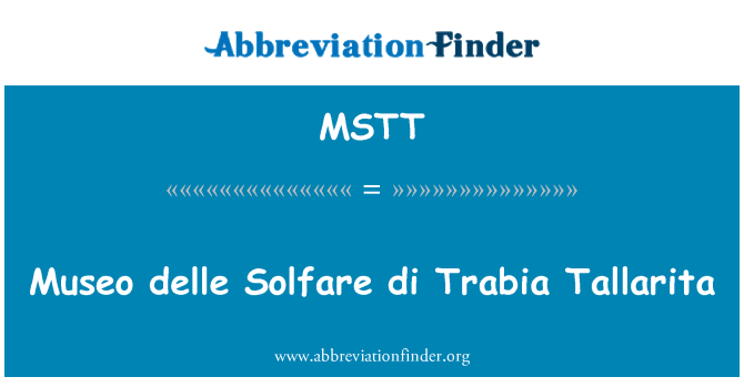 MSTT: Museo delle Solfare di Trabia Tallarita