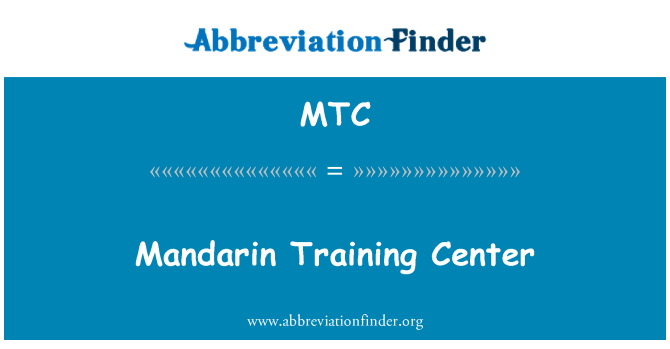 MTC: Mandarin Eğitim Merkezi