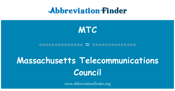 MTC: Tal-Kunsill tat-telekomunikazzjonijiet Massachusetts