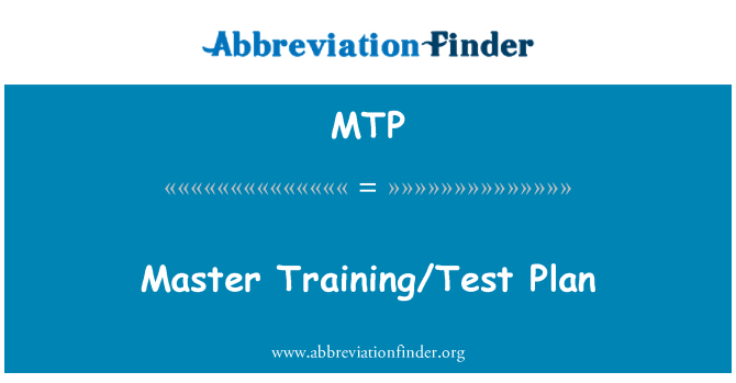 MTP: Pla entrenament/prova