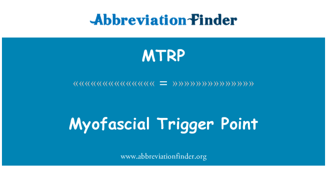 MTRP: Miofascialna prag