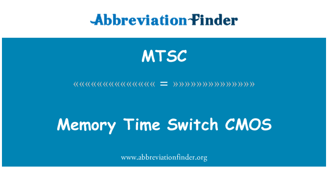 MTSC: Memorja ħin swiċċ CMOS