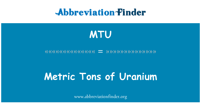 MTU: Tonos urano