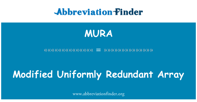 MURA: Arae gyson ym segur wedi'u haddasu