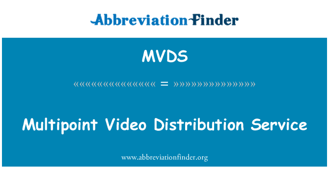 MVDS: Servei de distribució de vídeo multipunt