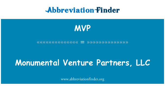 MVP: Monumentaalse Venture Partners, OÜ