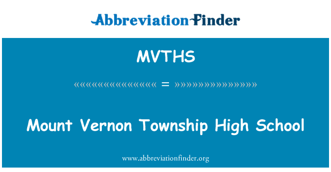 MVTHS: Mount Vernon Township SMA