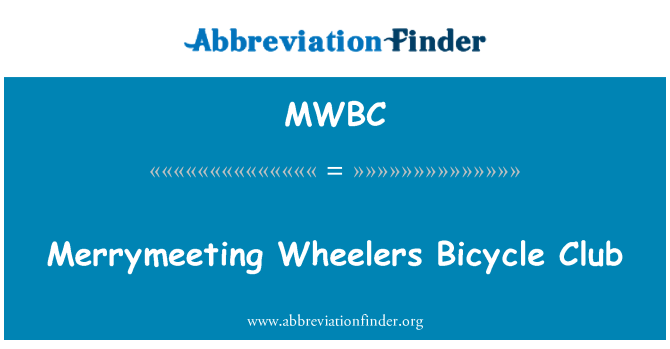 MWBC: Club bisiklèt Merrymeeting Wheelers