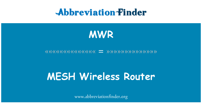 MWR: MALJI ta ' Router bla fili