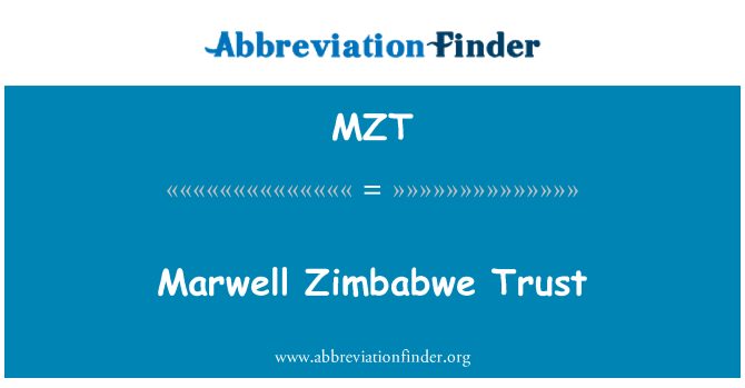 MZT: Hotelli Marwell Zimbabwe usalduse
