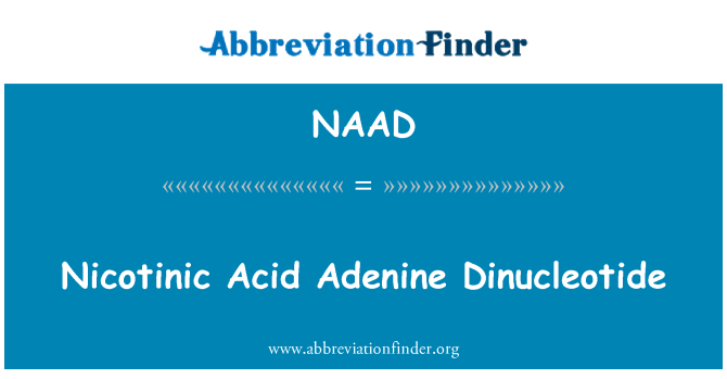 NAAD: Nikotinik asit adenin dinükleotit