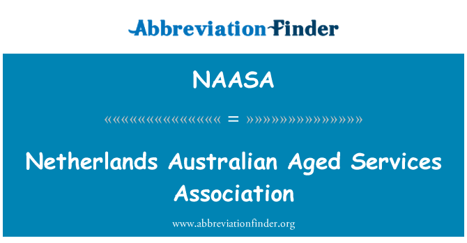 NAASA: Associazione australiana servizi invecchiato Paesi Bassi