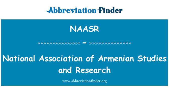 NAASR: ANCI Armeenia uuringud ja teadustegevus