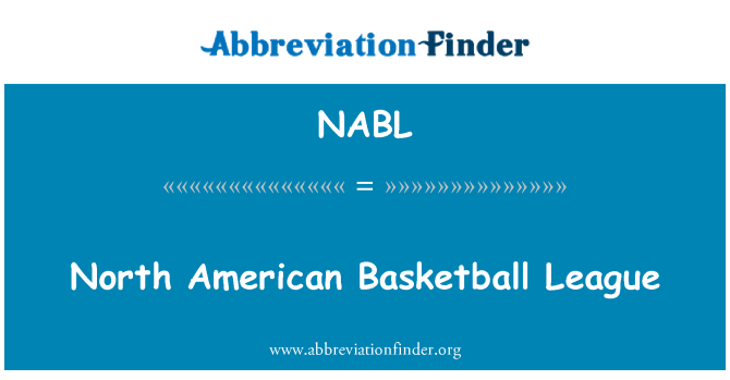 NABL: North American Basketball League