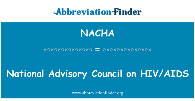 NACHA: Nasyonal Konsèy konseyè sou VIH/sida