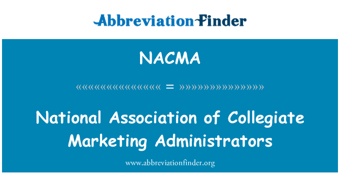 NACMA: Εθνική Ένωση των διαχειριστών συλλογικό μάρκετινγκ