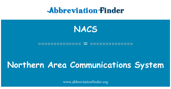 NACS: Pohjoisen alueen viestintäjärjestelmä