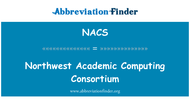 NACS: Severozápad akademický Computing konsorcium