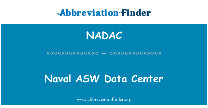 NADAC: 해군 ASW 데이터 센터