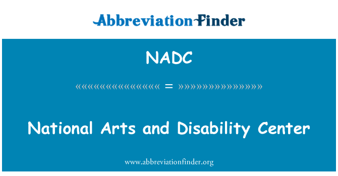 NADC: Arts nacionals i discapacitat centre