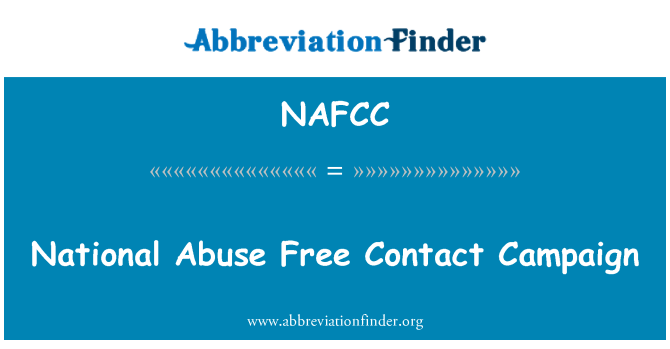 NAFCC: Campagne de Contact Free abus national