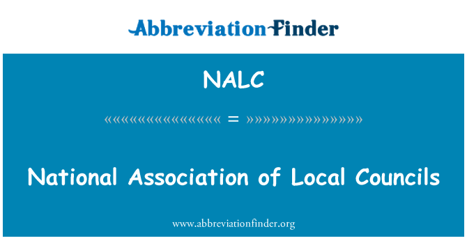 NALC: สมาคมแห่งชาติของสภาท้องถิ่น