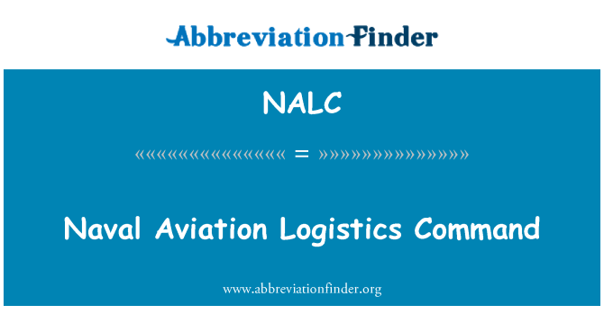 NALC: คำสั่งกองทัพเรือบินโลจิสติกส์