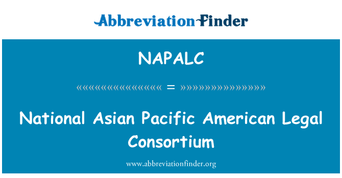 NAPALC: Naţionale din Asia Pacific americane juridice Consortium