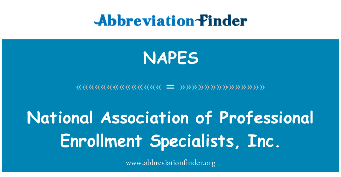 NAPES: National Association of Professional Registrierungs-Spezialisten, Inc.