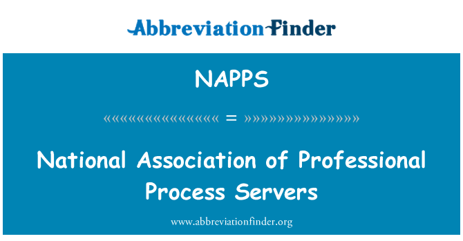 NAPPS: Asosyasyon nasyonal de Serveurs pwofesyonèl pwosesis