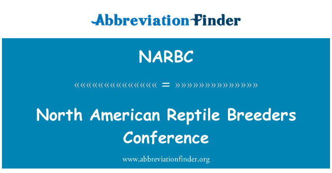 NARBC: Konferans Éleveurs Reptile Nò Ameriken