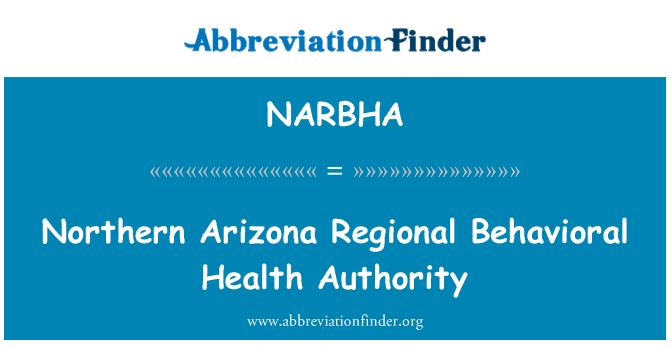 NARBHA: Kuzey Arizona bölge davranışsal sağlık Kurumu