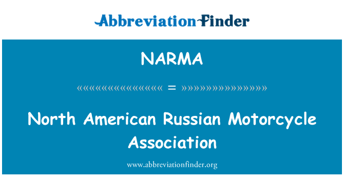 NARMA: North American Russian Motorcycle Association