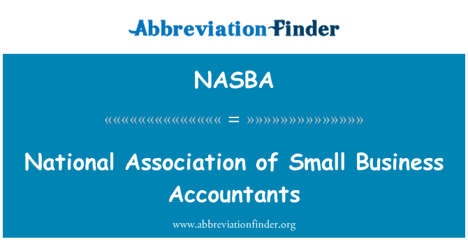 NASBA: Asosyasyon nasyonal de ti biznis Comptables