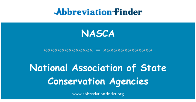 NASCA: האגודה הלאומית של המדינה שימור סוכנויות