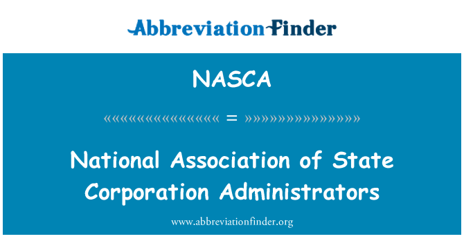 NASCA: National Association of State Corporation-Administratoren