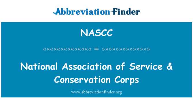 NASCC: National Association of Service & Conservation Corps