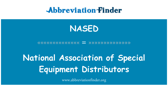 NASED: National Association erivahendid edasimüüjate