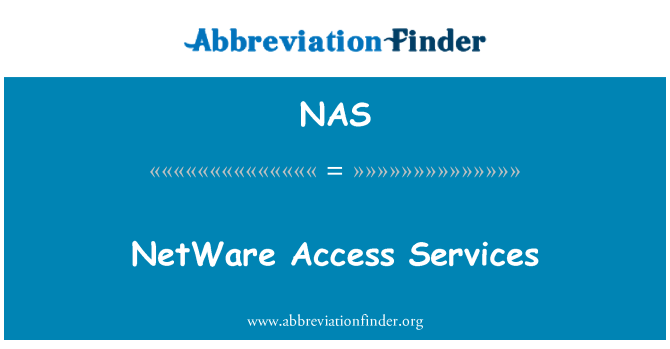 NAS: NetWare juurdepääsuteenused