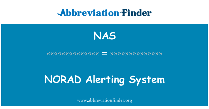 NAS: Sistèm Carreira NORAD