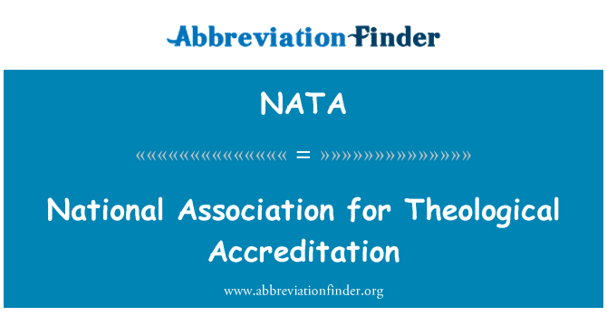 NATA: National Association for Usuteaduse akrediteerimine