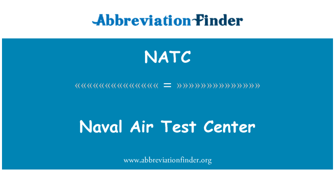 NATC: Iċ-ċentru tat-Test bl-ajru Navali