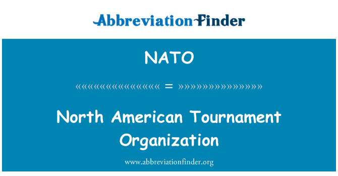 NATO: Põhja-Ameerika turniiri Organization
